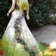Zombie-Braut Couture Verkrustete mit Insekten, Blut, Schmutz und Friedhof