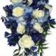 Bleu Bouquet de mariée