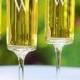 Flûtes à champagne personnalisées contemporain (jeu de 4)
