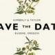 Botanical Beauty - Save The Date Postcards In Linen 