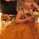 Flower Tutu-Kleid, Fall-Blumen-Mädchen-Ballettröckchen-Kleid, Burnt Orange und Brown-Mädchen-Ballettröckchen-Kleid