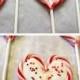 Christmas Heart Lollipops 