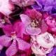 Purple, Fuchsia , Pink Orchid Bouquet 