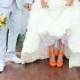 Ярко-Оранжевый Свадебные Туфли! 