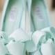 النعناع أحذية الزفاف