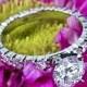 18-каратного белого золота "бриллианты для вечности" алмазное обручальное кольцо