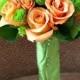Orange And Green Bouquet 