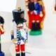 Attention - Mini Nutcracker Ornament Or Place Card Holder For Holiday Dinner Or Christmas Tree