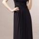 Black V Neck Sleeveless Backless Pleated Dress - Sheinside.com