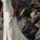 Empire A-line Sweetheart Beading Lace Brush Train Wedding Dresses WE4453