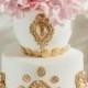 Style vintage gâteau de mariage