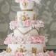 Style vintage gâteau de mariage