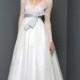 Organza Straight Neckline Overlay With V-neckline And Long Sleeves Lace Empire Bodice Empire Gathered Skirt Hot Sell Wedding Dre