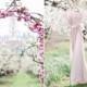Blush Elopement Wedding Inspiration in a Spring Blossom Orchard 