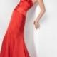 Charming Red Sheath Floor-length Strapless Dress