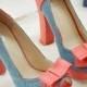 Korean Style Cusp Thick Heels Shoes Apricot Apricot PM0031