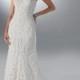 Halter Appliques/Lace Mermaid Cathedral Train Elegant Natural Lace Wedding Dresses WE2678