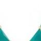 mint & triangles necklace