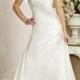Sheath Sweetheart Halter Sleeveless Embroidery/Ruching Empire Chapel train Satin Elegant Wedding Dresses WE0126