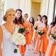 Orange Hochzeits-Thema