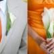Orange thème de mariage