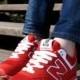 Sweet Style Thick Heels Shoes Sneaker Red SK0019