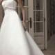 A-line Strapless Sashes/Bow Cathedral Train Elegant Empire Taffeta Wedding Dresses WE2617