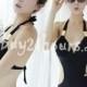 Slim Sexy Lady Solid Triangle One Piece Swimsuit for Summer