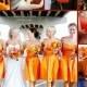 Orange Hochzeits-Thema