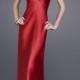 Gorgeous Sheath Floor-length Satin One-shoulder Evening/Prom Dress PD0046