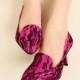 Fashion Style Fish Mouth High Heels Shoes Pink Pink PM0462