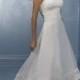 Strapless Sweetheart Empire Sweep Train Strapless Tea-length Wedding Dresses WE1096