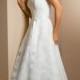Ankle-length Empire Knee-length Strapless Princess Wedding Dresses WE1092