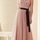 A-line Ruching Ankle-length/ Pink Strapless Celebrity Dresses WE1107