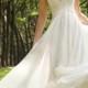 Diamante Beading On Delicate Chiffon Wedding Dresses(HM0259)