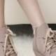Fashion Style Low Heels Color Block Shoes Boot White BT1465