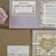 Knots and Kisses Wedding Stationery: English Country Garden Floral Wedding Invitations & Stationery