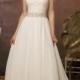 Crystal Beaded Whisper Chiffon Wedding Dresses(HM0273)