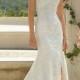 Embroidered Lace On Tulle Wedding Dresses(HM0265)