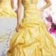 A-line Sweetheart Ruched Sheath Empire Sweep-train Wedding Dresses WE1040