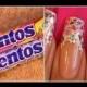 Nail Decoration Idea For Prom Using Mentos Candy Foil