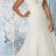 Wanweier - design a wedding dress, Cheap Beaded Organza with Venice Lace Appliques on Net Online Sales in 58weddingdress