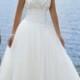 A-line Sweetheart Strapless Empire Ankle-length Wedding Dresses WE1641