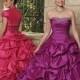Beaded Taffeta - Matching Bolero Bridesmaids Dresses(HM0598)