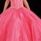 Ball Gown Halter Beading Tulle Red Satin Girl Pageant Dress, Flower Girl Dresses - 58weddingdress.com