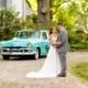 Couple In Front Of Classic Car