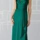 Sheath Straps Sleeveless Ruching/Draping Empire Floor-length Elastic Celebrity Dresses WE0960