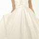 Satin Bateau A Line Bow Elegant Cute Inexpensive Girls Formal Dress, Flower Girl Dresses - 58weddingdress.com
