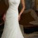 Wanweier - wedding dresses 2012, Hot Venice Lace Appliques on Delicate Chiffon Online Sales in 58weddingdress