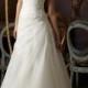 Wanweier - simple elegant wedding dresses, Cheap Crystal Beaded Lace on Organza and Tulle Online Sales in 58weddingdress